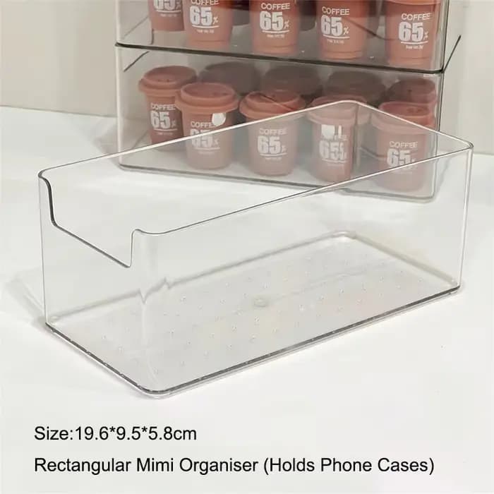 Boîte de rangement transparente pour la maison