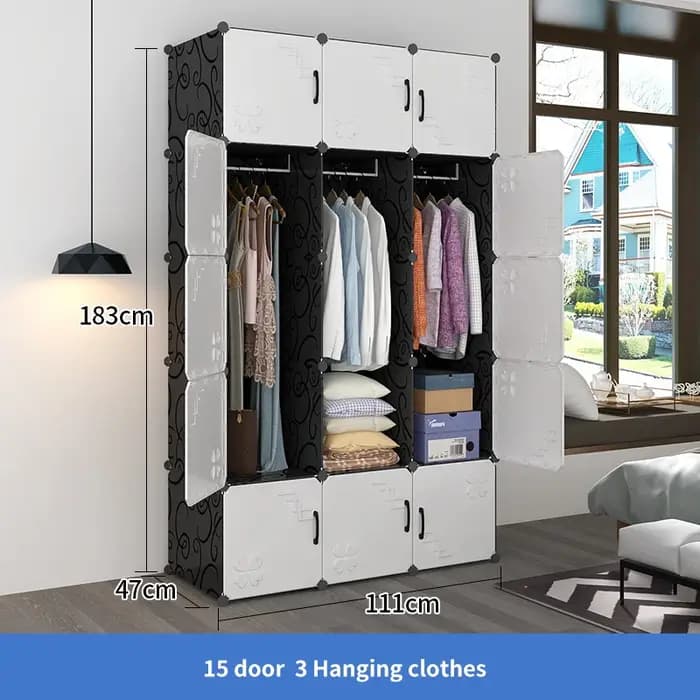 Armoire de rangement pliable moderne pour la maison