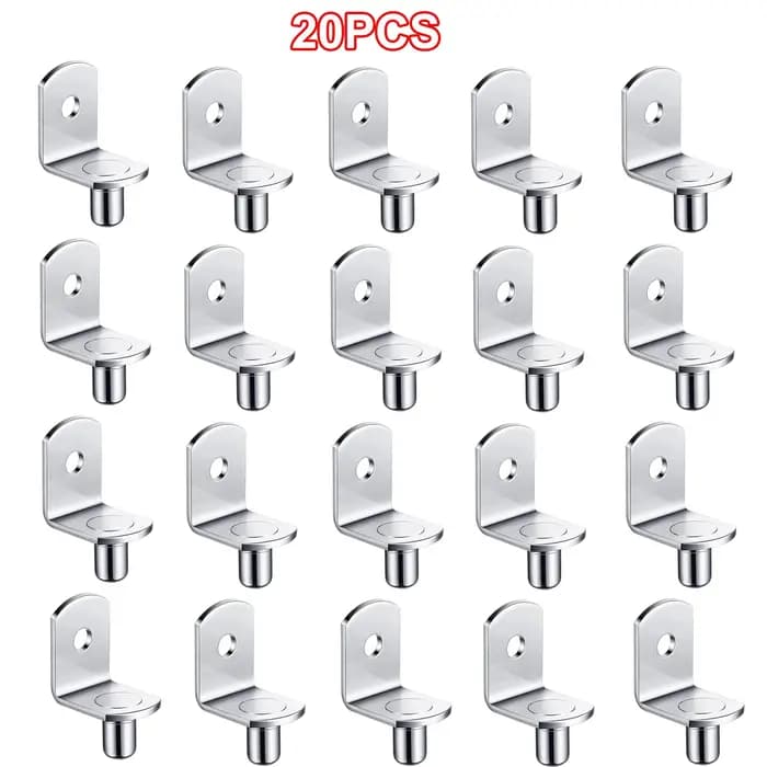 Supports d'étagère, 20 pièces
