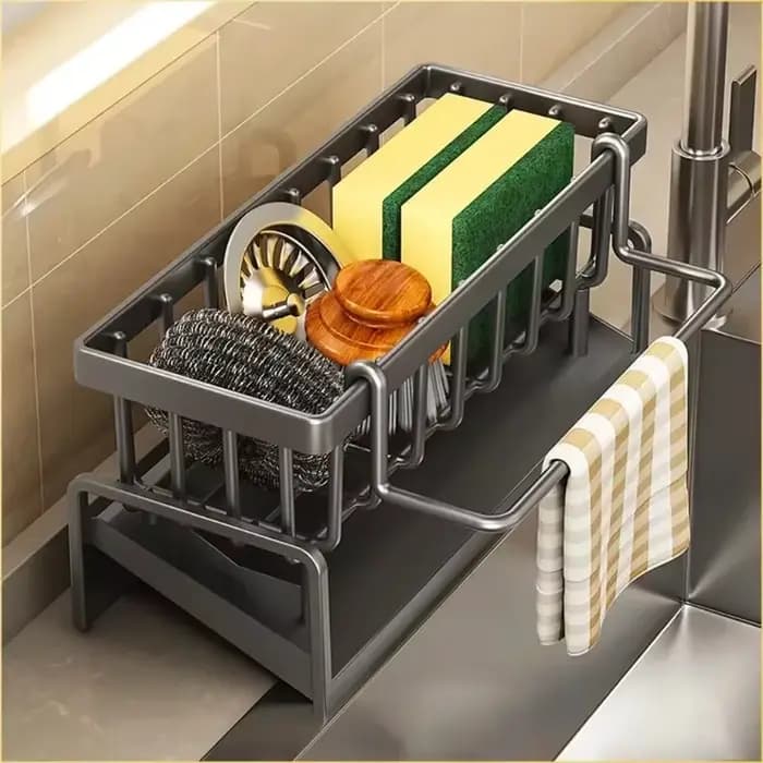 Égouttoir de cuisine - alliant drainage et rangement