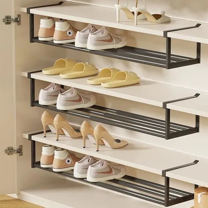 Étagère à chaussures réglable-organisateur