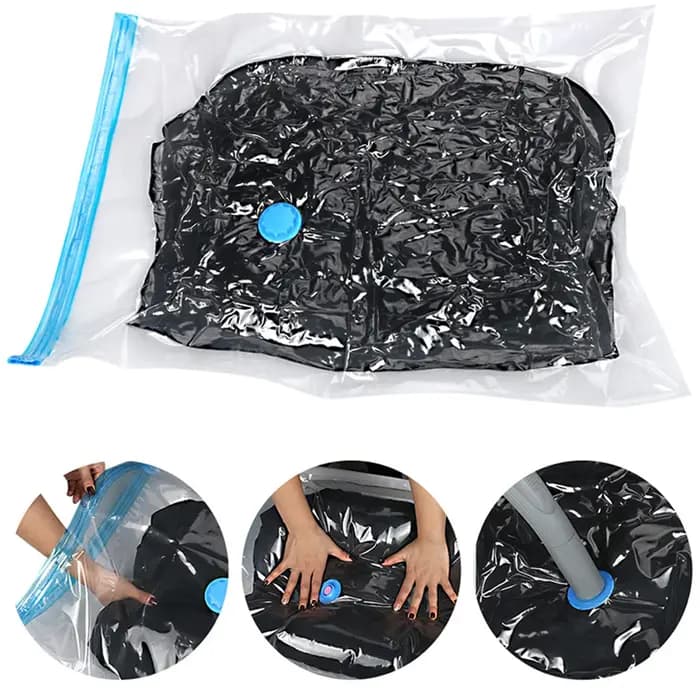 Sac de rangement sous vide avec valve
