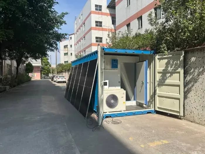 Chambre froide solaire préfabriquée à montage rapide pour la pêche et les produits de la mer – Personnalisable