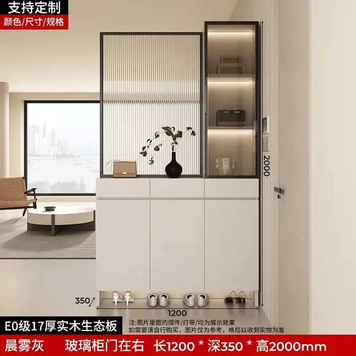 Porte en verre armoires à bijoux vitrine de boissons armoire de rangement blanc entrée bureau Mobili Per La Casa accessoires pour la maison