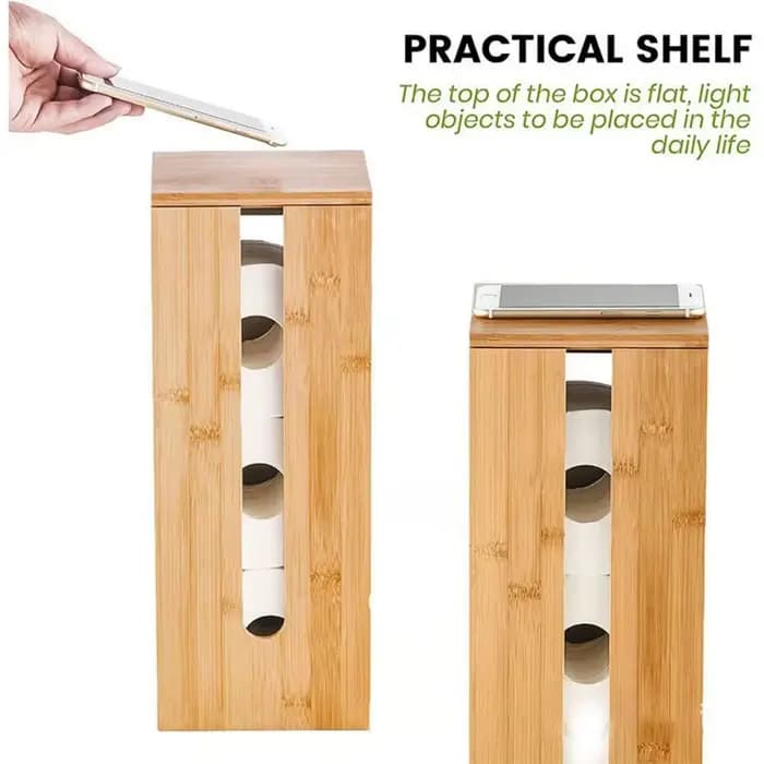 Boîte de rangement pour rouleaux de papier de grande capacité