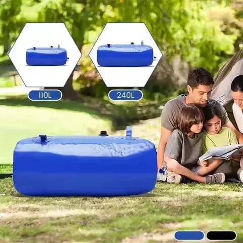 Conteneurs de stockage d'eau pliables portables pour voiture