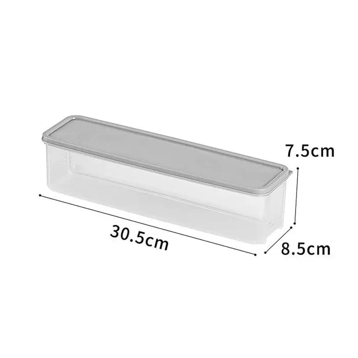 Conteneurs de stockage des aliments en plastique hermétiques avec couvercles pour organisateur de garde-manger de cuisine longue boîte rectangulaire pour céréales pâtes légumes