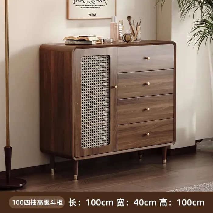 Boîte de rangement Design armoire sur pied grande vitrine salon