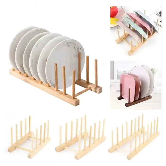 Étagère de rangement en bois pour cuisine