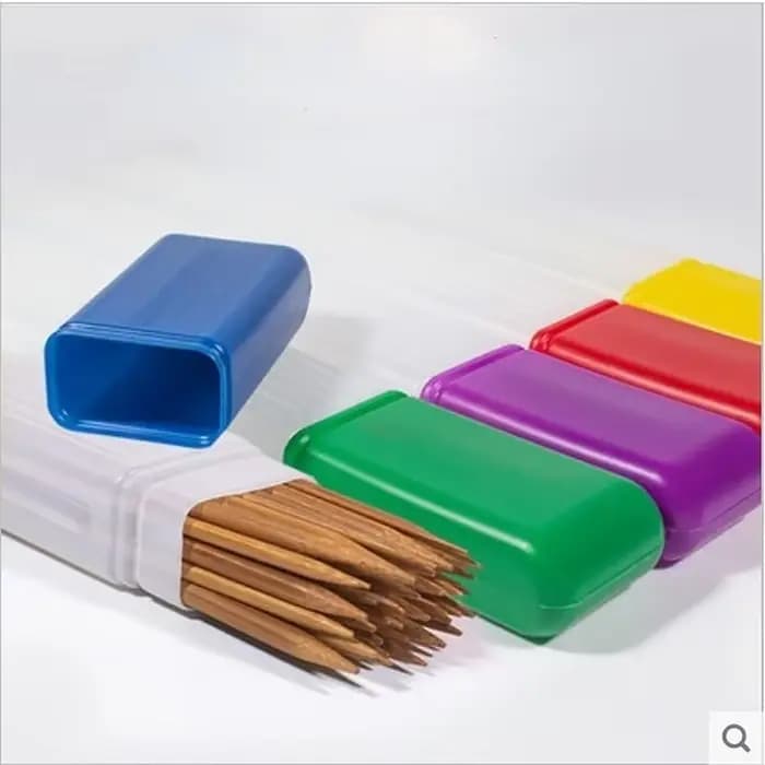 Ogo Illac-Boîte de rangement pour crochet, outils de couture, tissage droit, en plastique