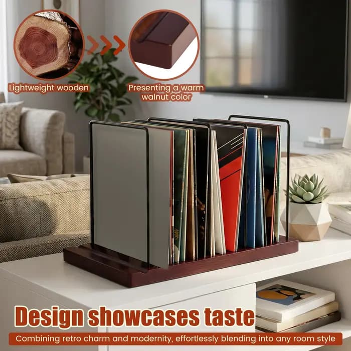 Support de rangement pour disques vinyles