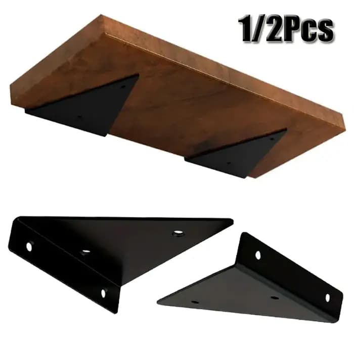 Support triangulaire pour étagère triangulaire