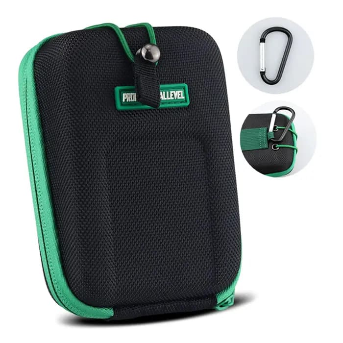 Sac de transport pour télémètre de golf, étui pour télémètre, sac en EVA avec mousqueton et clip de ceinture, boîte de rangement étanche pour télémètre