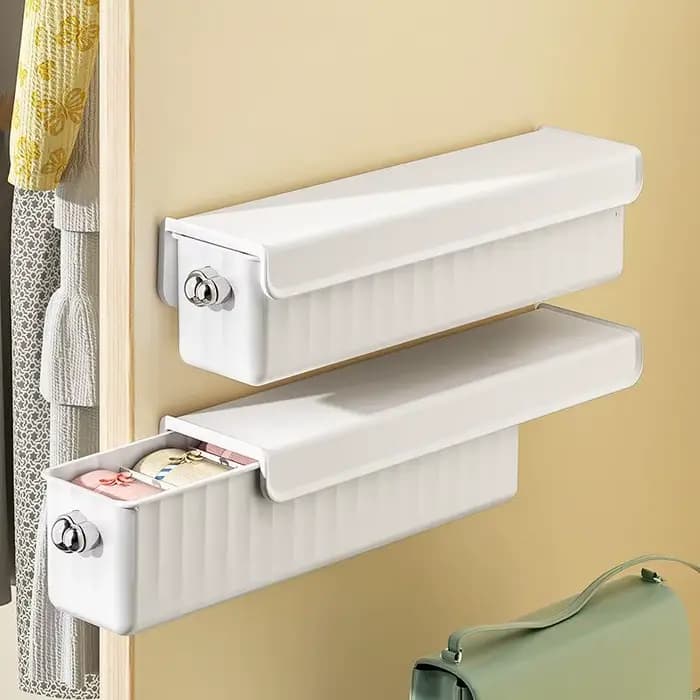 Organisateur mural pratique trois-en-un pour sous-vêtements et chaussettes