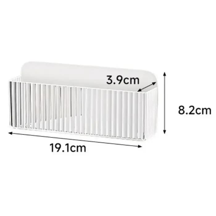 Étagère de rangement transparente pour cosmétiques : organisateur mural de salle de bain pour maquillage