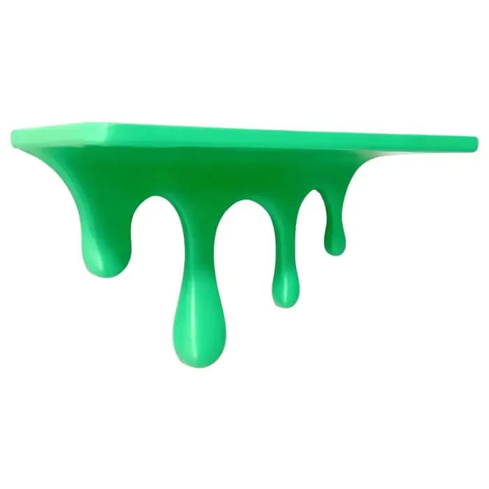 Étagère murale flottante effet goutte d'eau en plastique pour chambre à coucher, support de présenta