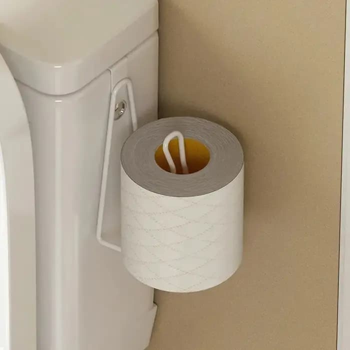 Porte-papier toilette mural en acier inoxydable sans perçage