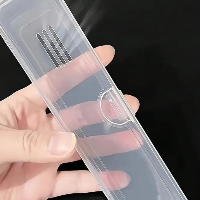 Boîte à brosse à dents transparente