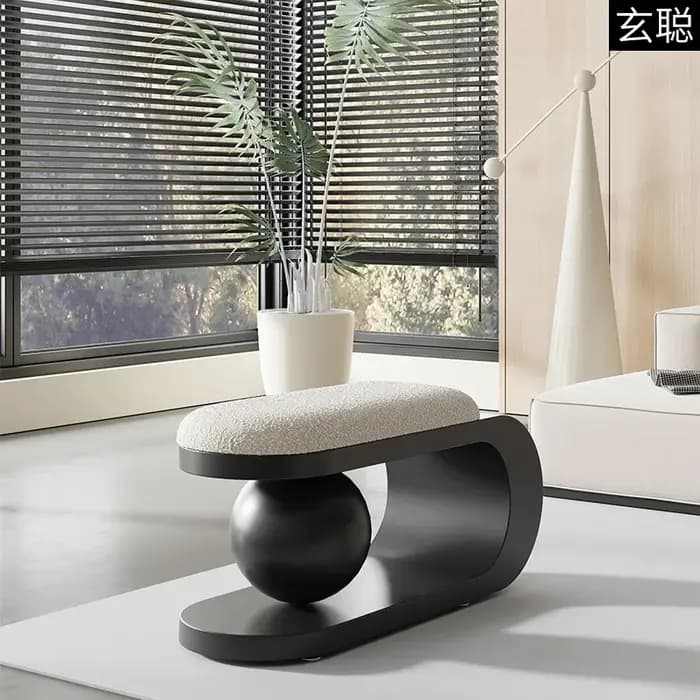 Banc à chaussures nordique pour la maison