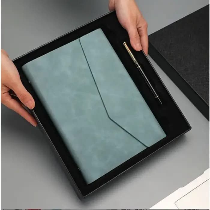 Classeur A5 à 6 anneaux avec papier ligné et pochette de rangement multifonctionnelle pour cartes