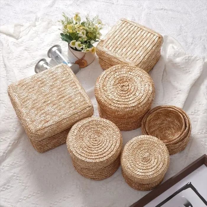 Panier de rangement tissé à la main