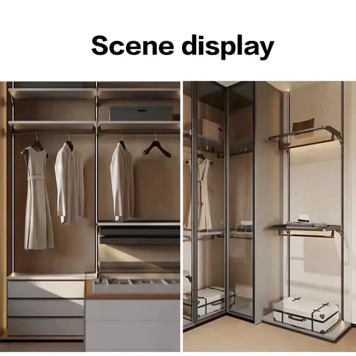 Armoire murale personnalisée pour chambre à coucher