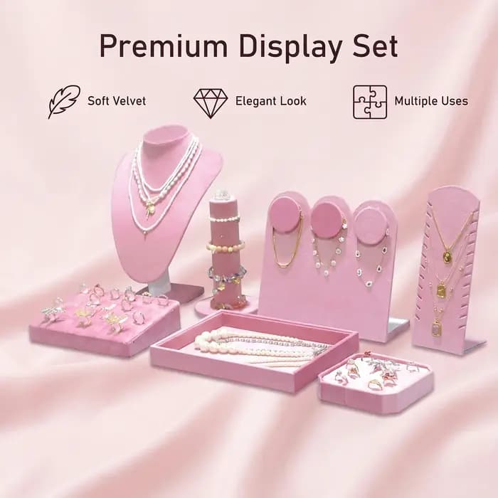 Ensemble de supports de rangement pour bijoux, librement combinables, DIY, avec plusieurs styles, adaptés aux boucles d'oreilles, bracelets, bagues, colliers