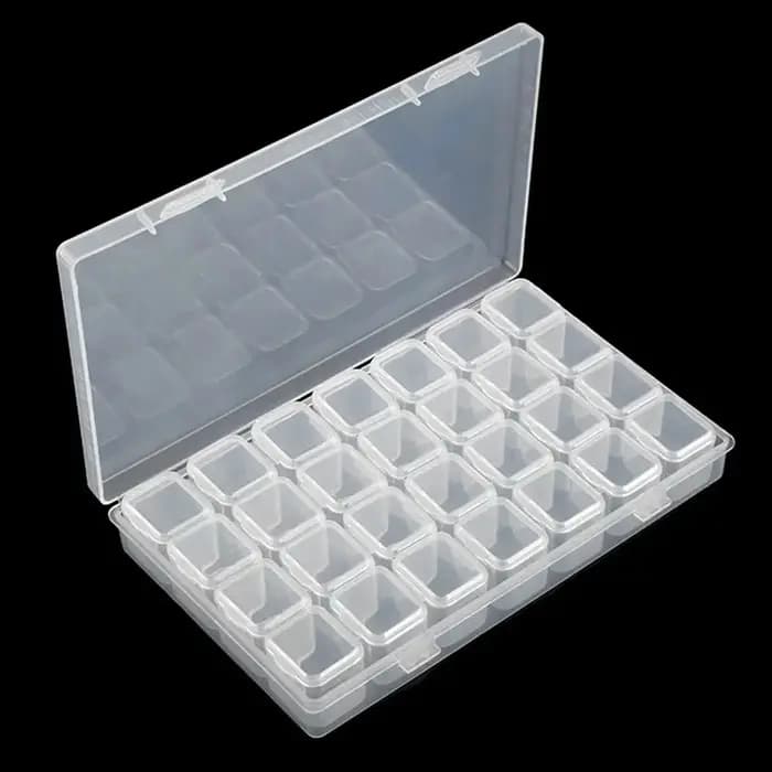 Boîte de rangement pour outils de peinture diamant