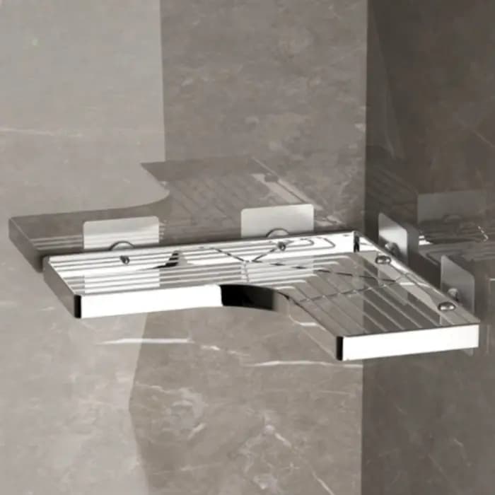Étagère de montage drainable en acier inoxydable