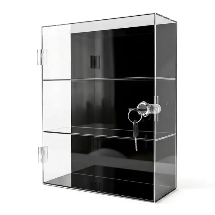 Armoire de rangement en acrylique pour cosmétiques