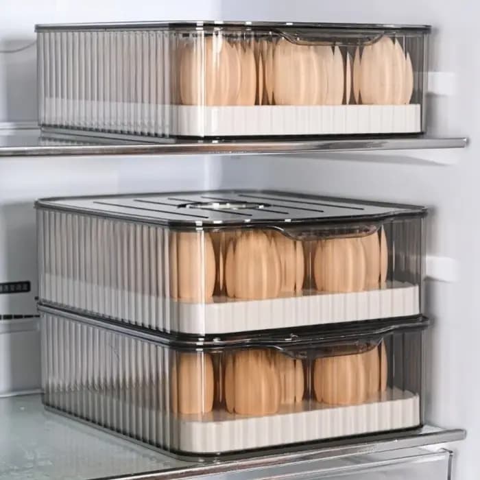 Boîte de rangement pour réfrigérateur de qualité alimentaire