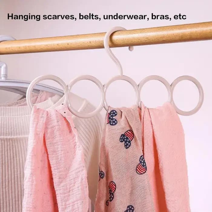 Cintre pour foulards et support de rangement pour ceintures