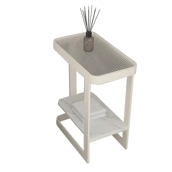 Étagère de rangement de salle de bain étroite
