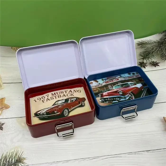 Boîte de rangement Double Vintage