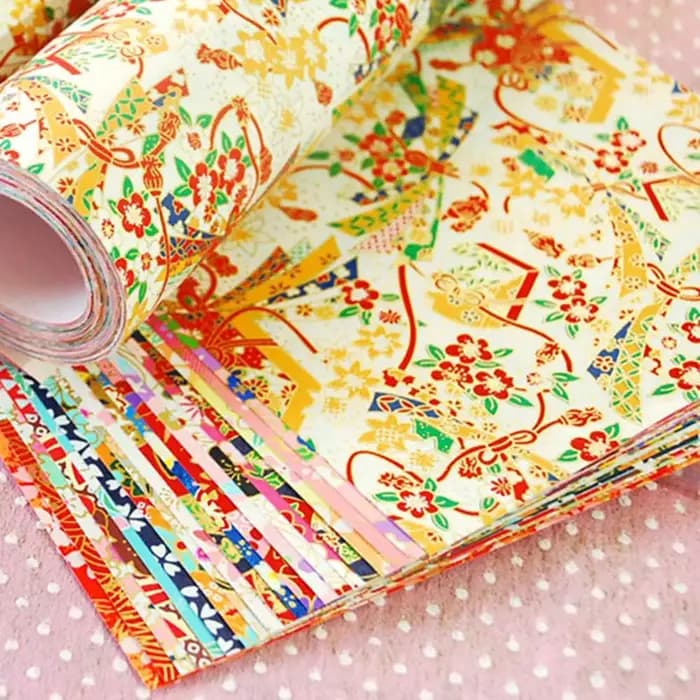 Lot de 20 fleurs décoratives pliables de style japonais