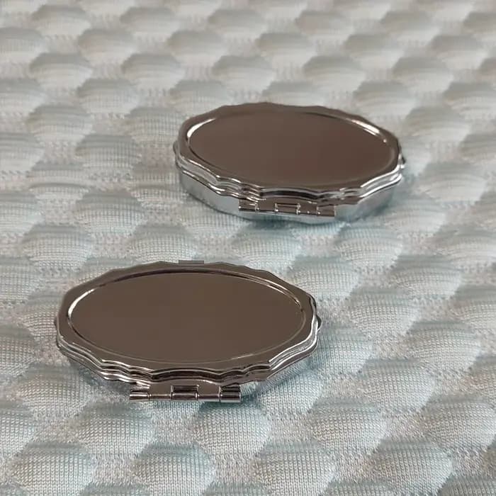 Boîte de rangement portable pour bijoux avec 2 compartiments