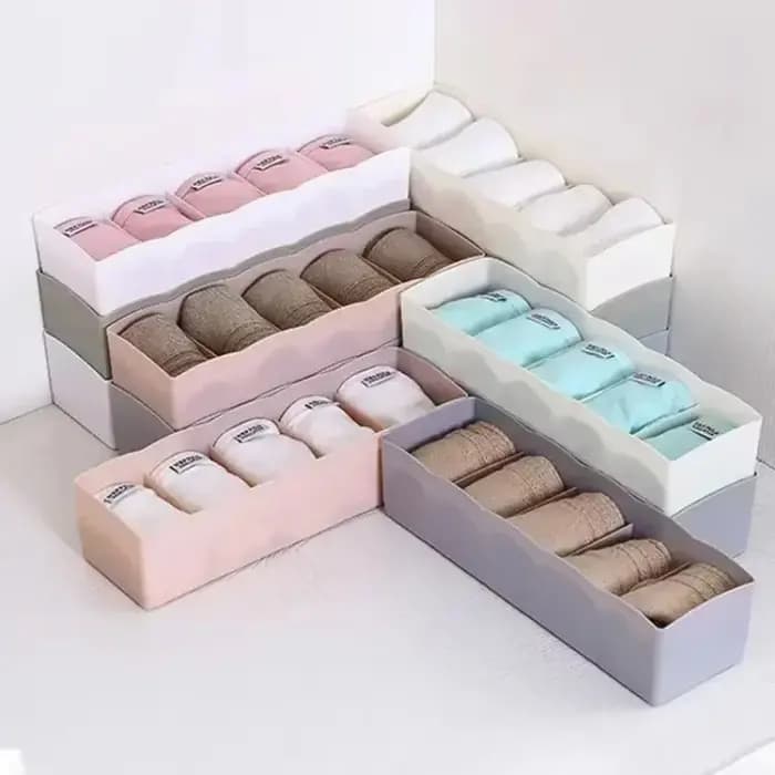 Boîte de rangement pour sous-vêtements et chaussettes