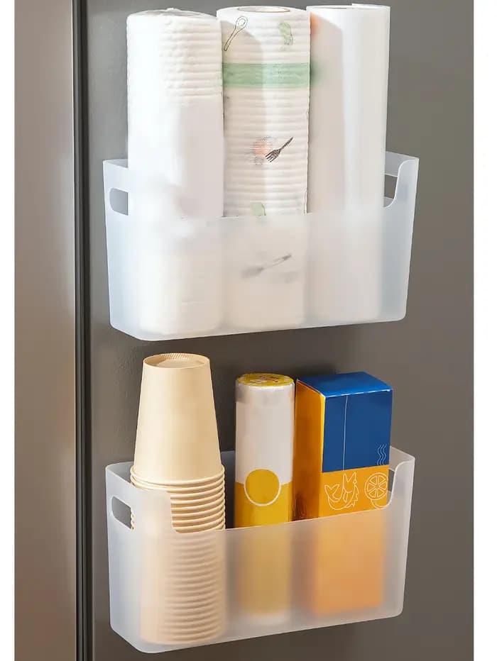 WORTHBUY Armoire de rangement murale multifonctionnelle en plastique T1