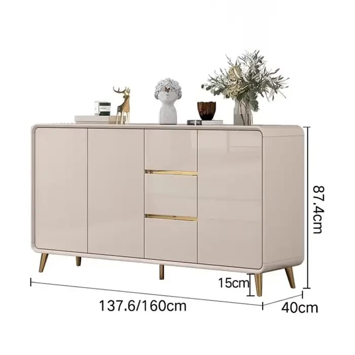 Organiseur de fichiers blanc Glamour