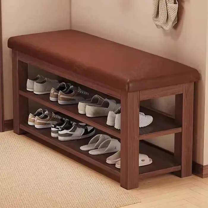 Organisateur de banc, meuble de rangement pour chaussures