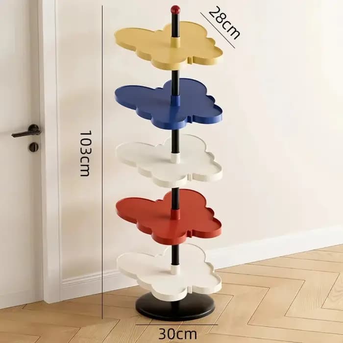 Étagère à chaussures multi-niveaux simple et démontable pour entrées étroites