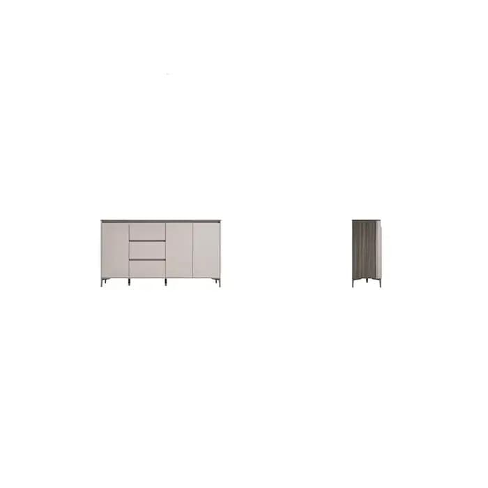 Tiroirs de rangement salon Whote étroit luxe gothique armoire