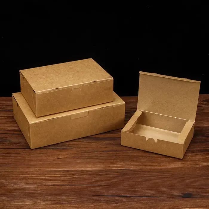 Boîte à lunch en papier kraft