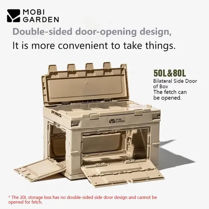 MOBI GARDEN-Boîte de Rangement Pliante Portable de Grande Capacité