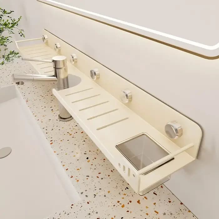Étagères de salle de bain à ventouse
