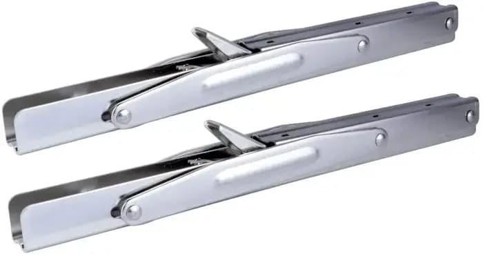 2 pièces pliant robuste étagère-support banc Table pliante étagère ou support