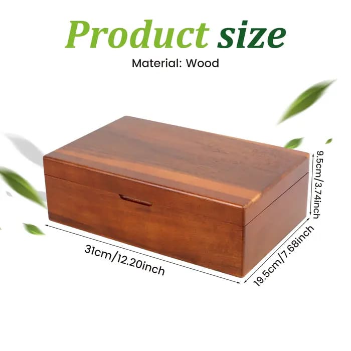 Boîte à thé en bois 4/8 grilles