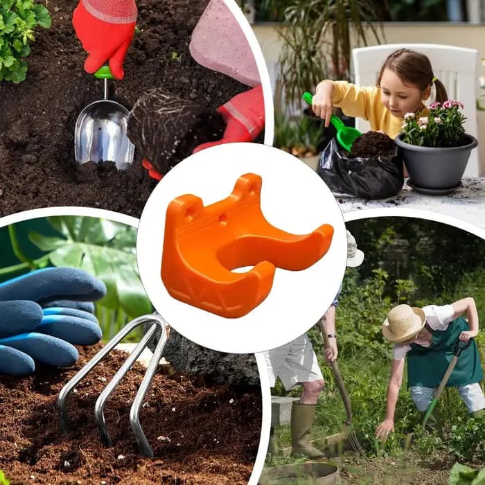 Support mural robuste pour outils de jardin