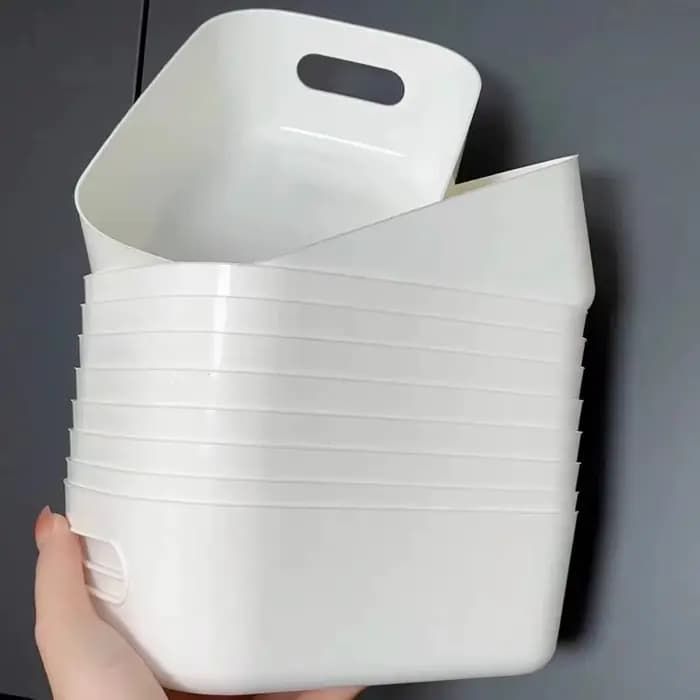 Panier de rangement, articles divers de bureau domestique, boîte de rangement d'organisation pour ét