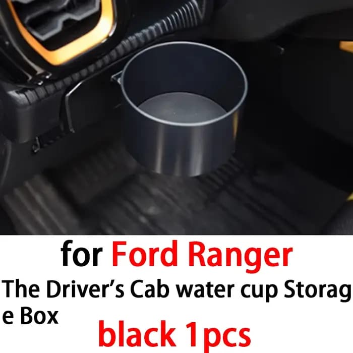 Boîte de rangement de voiture, boîte de rangement de tasse d'eau de cabine du conducteur pour access